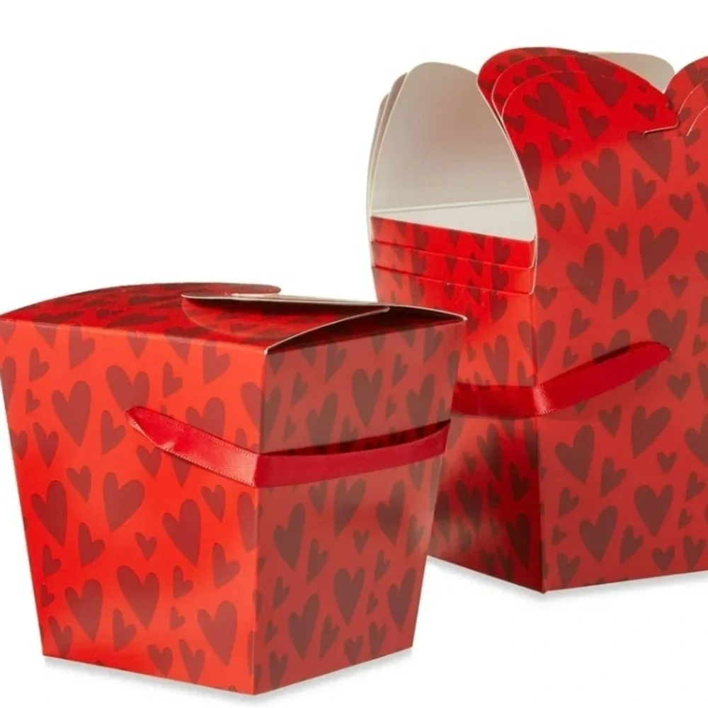 Way to Celebrate Red Heart Gift Boxes‎ and Popcorn Boxes